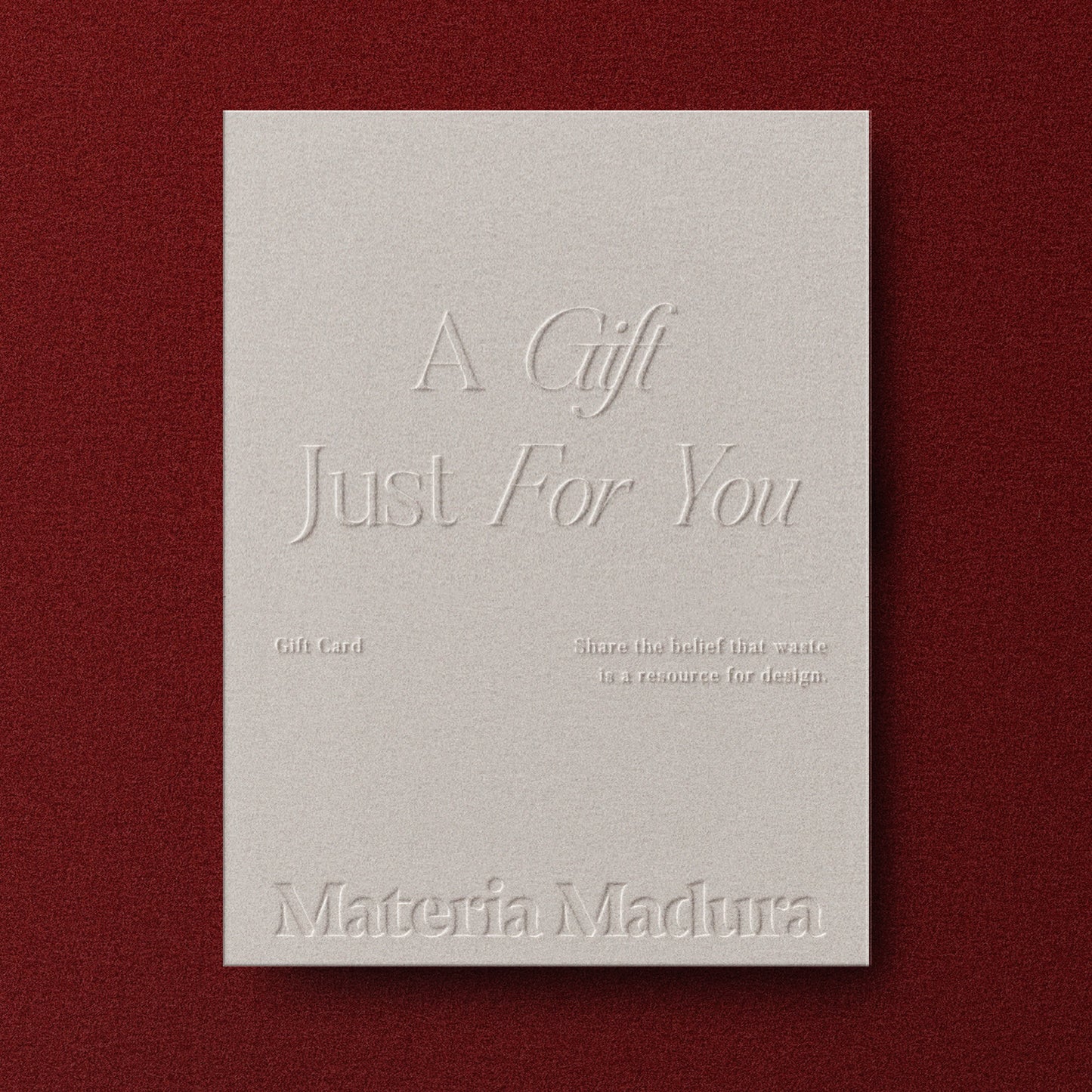 Materia Madura Gift Card